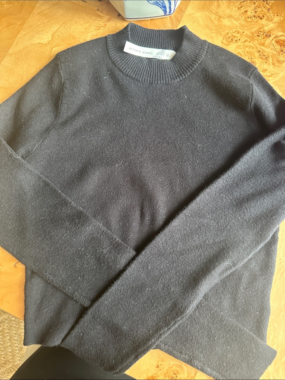 Altar'd State Black Crewneck Sweater